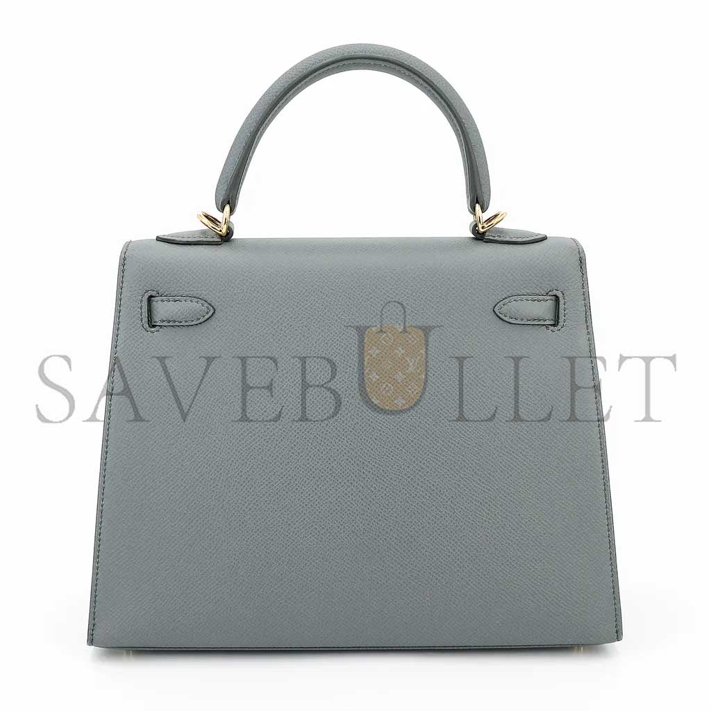 H**mes master kelly 25 almond green epsom gold buckle (25*17*7cm)